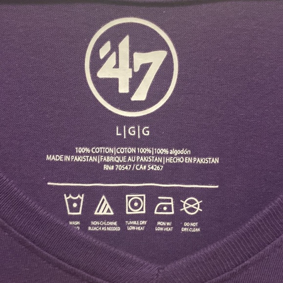 Women’s 47 LSU Tigers t-shirt size large - Picture 2 of 3